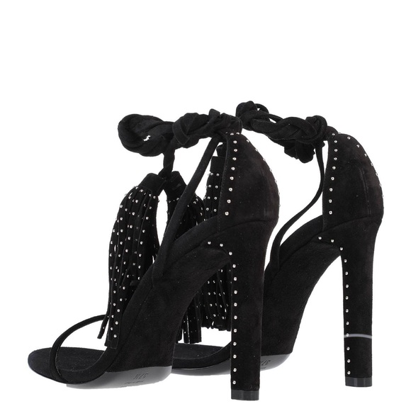 NWT Saint Laurent suede sandals, size 6.5 - Picture 2 of 4